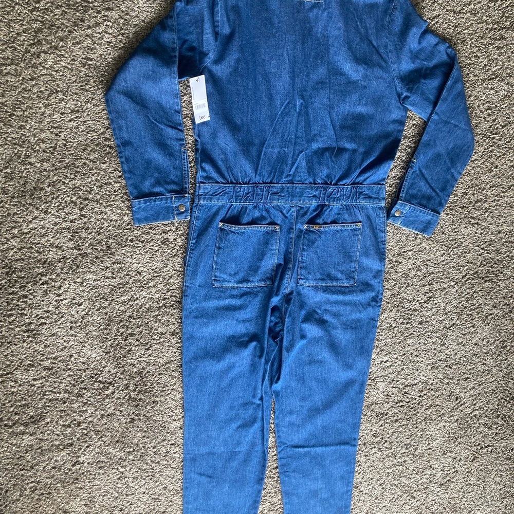 Lee Union-Alls Denim Jumpsuit Women’s M - Picture 10 of 11